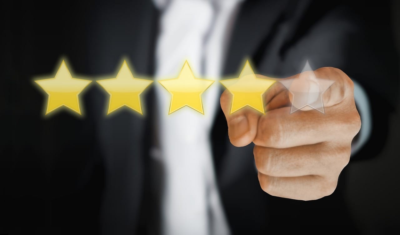 Five-star customer review on a smartphone screen — Google Maps review strategy for local businesses